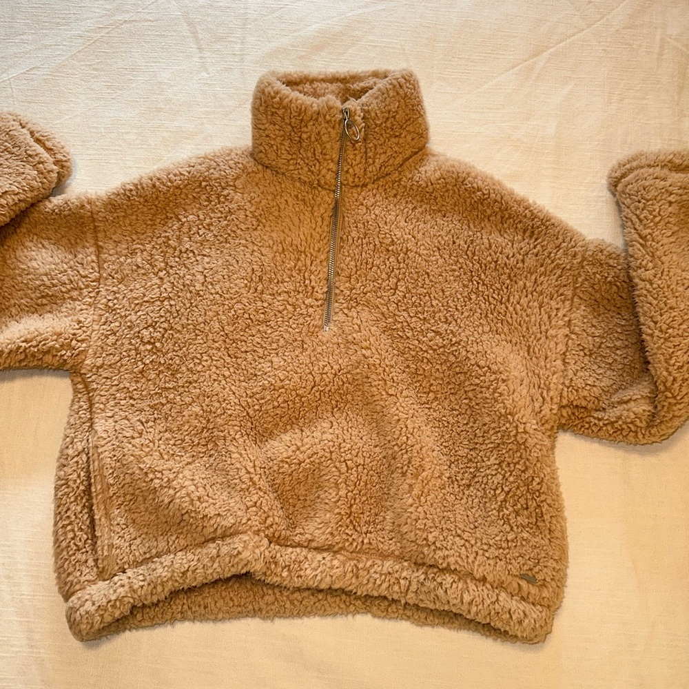 Hollister fluffy jacket